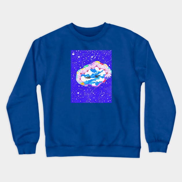 Eyes in the sky Crewneck Sweatshirt by vswizzart